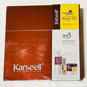 Karseell Collagen Treatment Set, Hair Mask, Shampoo, Argan Oil for All Hair Type